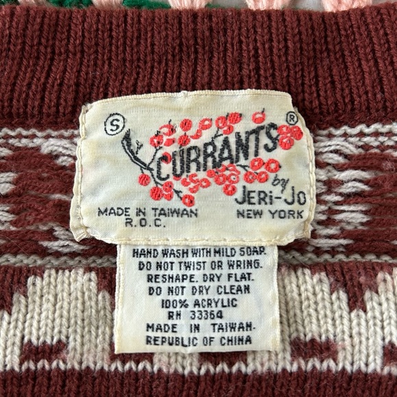Vintage 70s Currants Jeri-Jo New York Square High Neck Bell 3/4 Sleeve S… - Picture 6 of 15